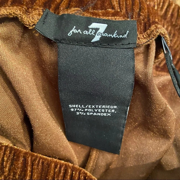 BNWT 7 For  all Mankind women’s velour joggers in size medium‎ - Picture 7 of 10